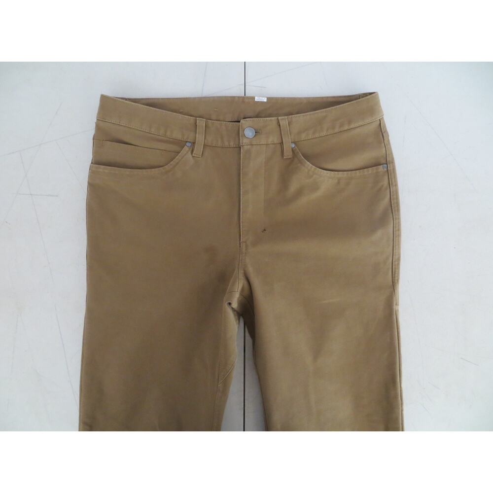 Lululemon Men's ABC Slim Fit Trouser Warpstreme 33x33 Brown Tan Stretch Pants